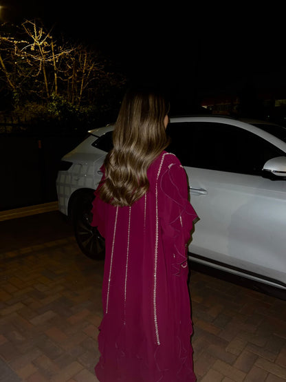 Chiffon Bloom Abaya