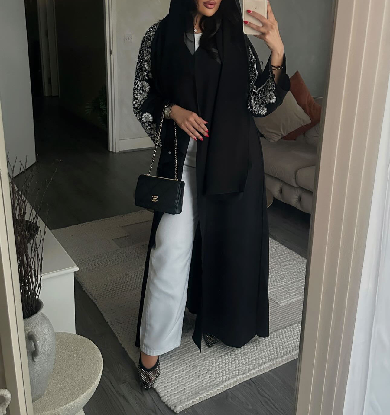 Floral Majesty Abaya