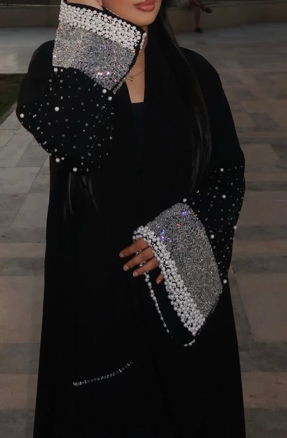 Signature Pearl Abaya